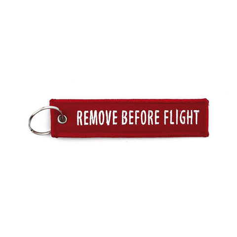 Porta chaves "Remove before flight"