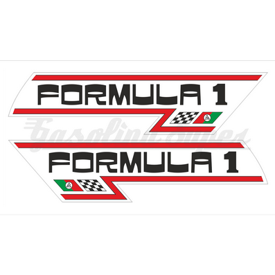 Autocolante de depósito para EFS Fórmula 1 (par)