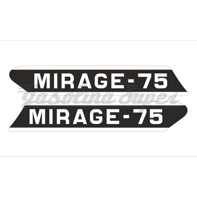 Autocolante de depósito para Famel Mirage 75 (par)