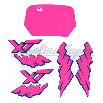 Kit de autocolantes Fundador XT rosa
