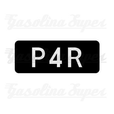Autocolantes de tampas de motor Minarelli P4R (par)