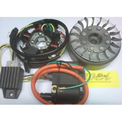 Kit completo de ignição electrónica de turbina Zundapp/Casal 12V