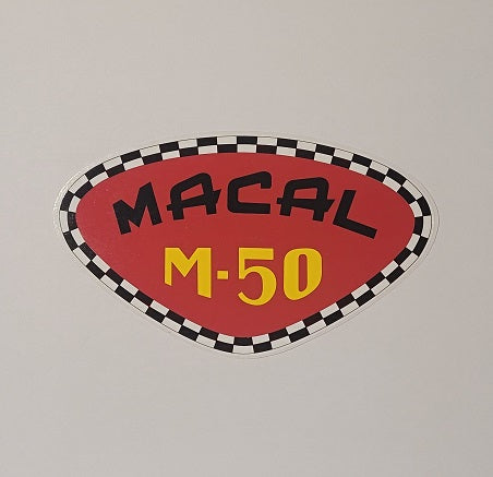 Autocolante para mala de ferramentas de MACAL M-50 (par)