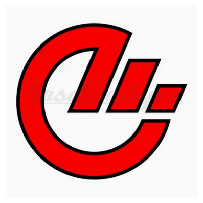 Autocolante de logotipo Casal vermelho (par)