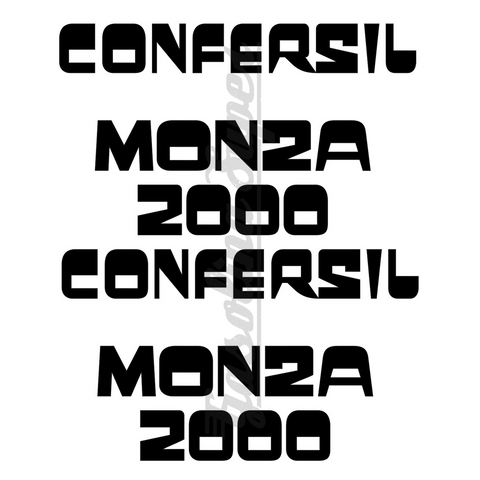 Kit de autocolantes Confersil Monza 2000