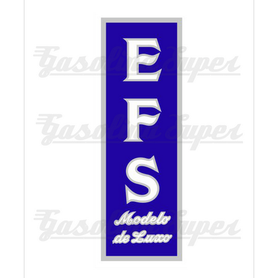 Autocolante para forqueta de EFS azul (par)