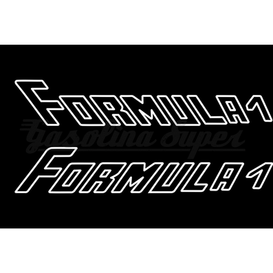 Autocolante de depósito para EFS Fórmula 1 (par)