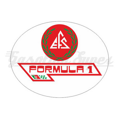 Autocolante oval EFS Fórmula 1 (par)