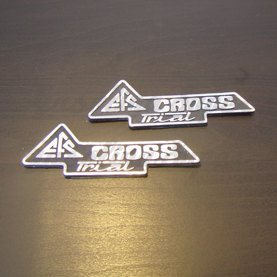 Conjunto de emblemas de mala de ferramenta EFS Cross Trial
