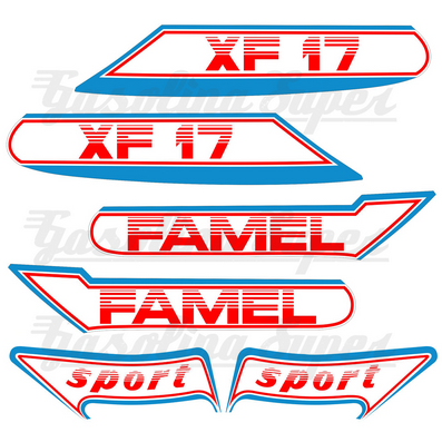 Kit de autocolantes para Famel XF-17 Sport