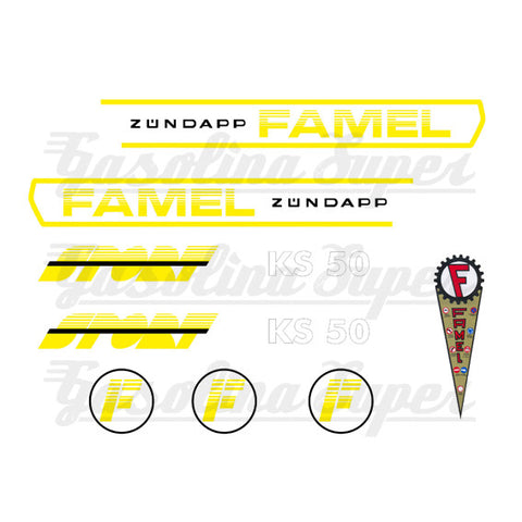 Kit de autocolantes para Famel Sport KS50
