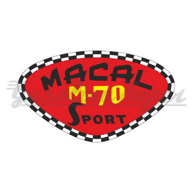 Autocolante para mala de ferramentas de MACAL  M-70 Sport (par)