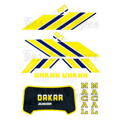 Kit de autocolantes para Macal Dakar Junior 50