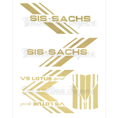 Kit de autocolantes SIS Sachs V5 Lotus special