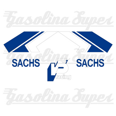 Kit de autocolantes SIS Sachs V5 Racing azul