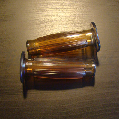Punhos (grips) de gel castanhos 7/8" (22mm)