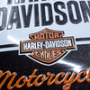 Sinal de parede Harley Davidson em metal - Motorcycles