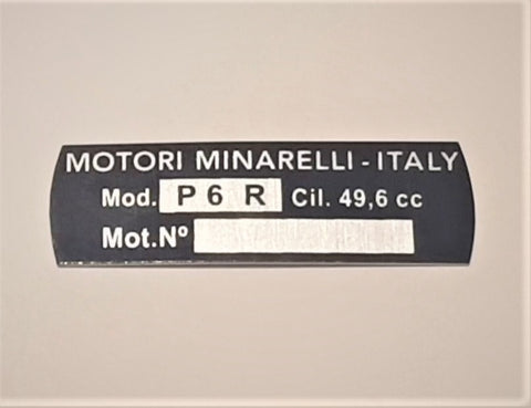 Chapa de motor Minarelli
