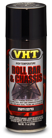 Tinta VHT Roll Bar & Chassis, PRETO acetinado